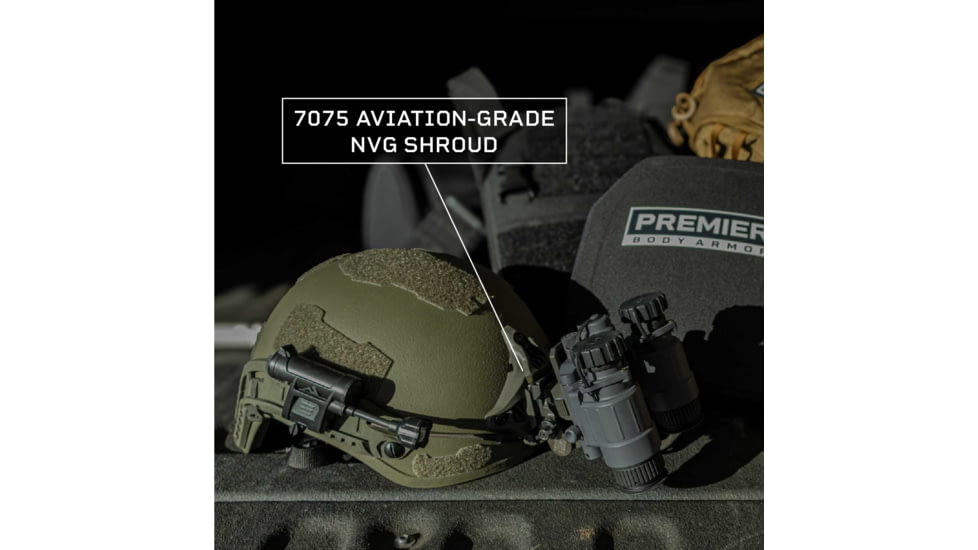 Premier Body Armor Fortis Ballistic IIIA Tactical Helmet, Ranger Green, 2XL, FOR-9638-RG