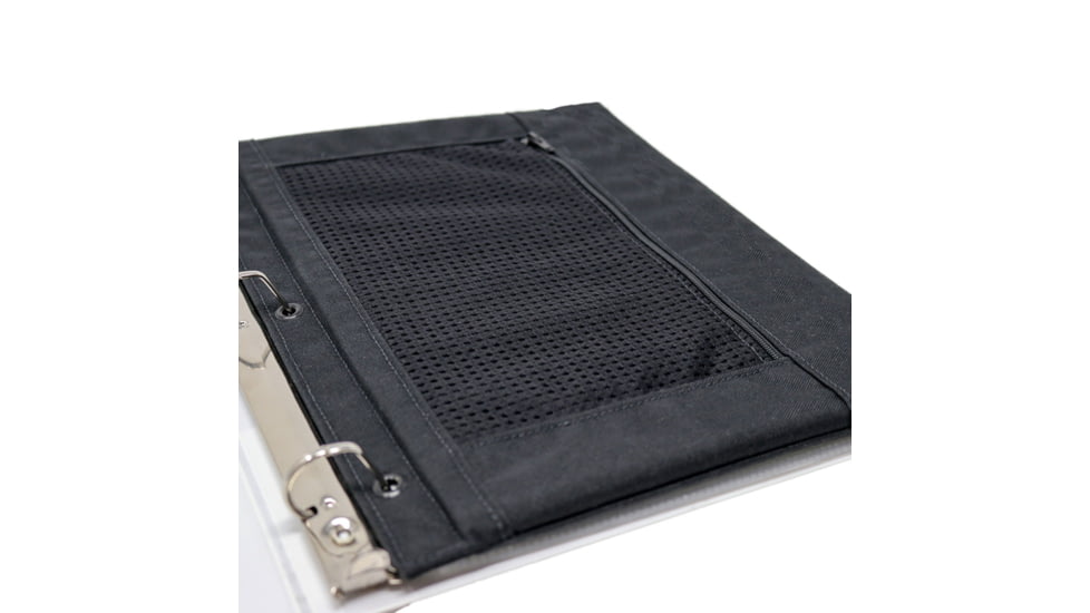 Premier Body Armor Level IIIA 3-Ring Pencil Pouch, Black, 3RP-9037