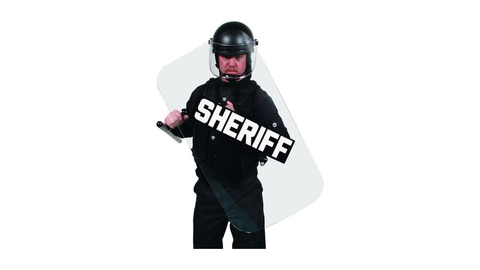 Premier Crown Corp Riot Duty Shield W/ Sheriff Decal, 5.9 Ib, 4100S