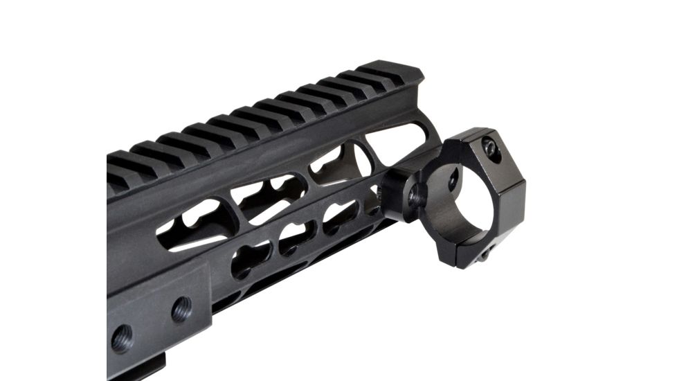 Presma Accessory Scope Ring for KeyMod Slots, 1in Tube, Aluminum, Black KM-25L2