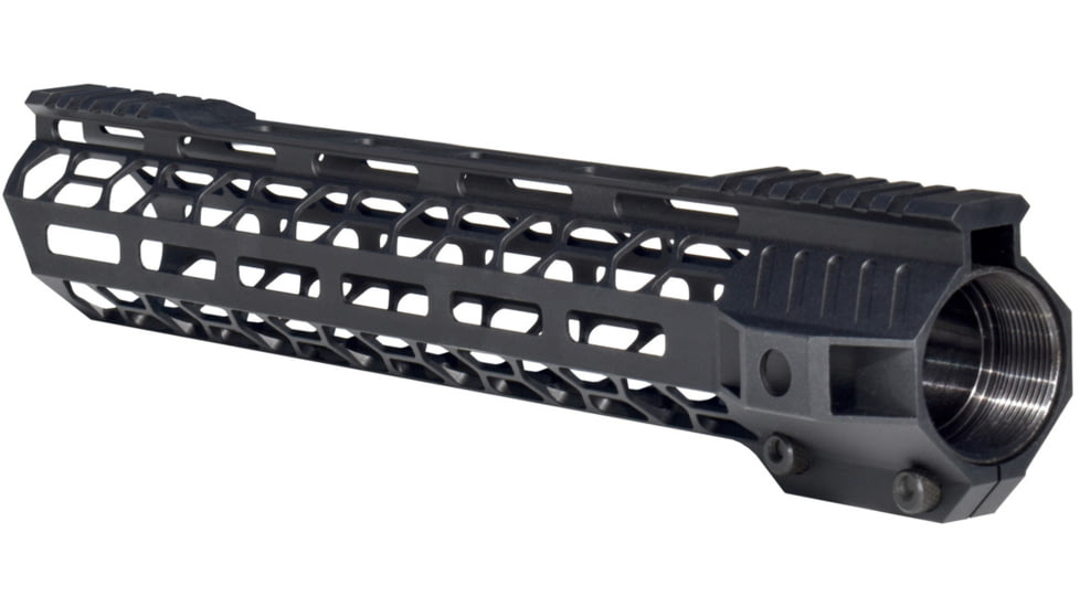 Presma M-LOK Free Float Handguard w/Partial Top Rail, 13 in, Black, UMM38D13-H