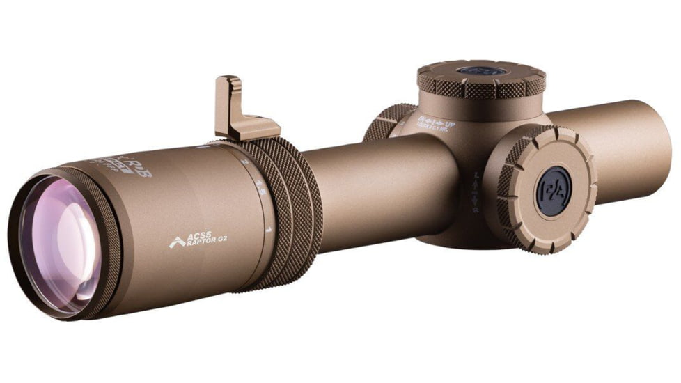 Primary Arms Compact PLxC 1-8x24mm 30mm Tube Rifle Scope, First Focal Plane