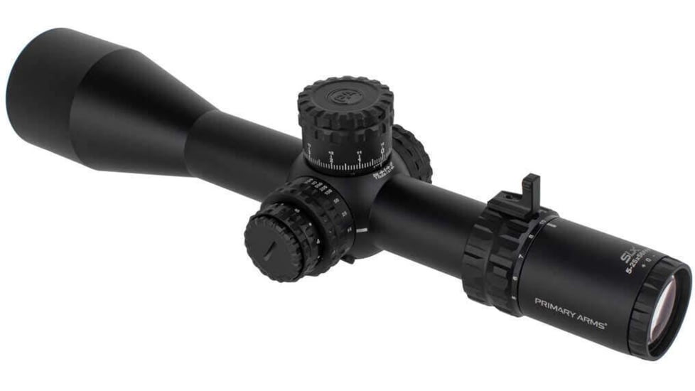Primary Arms SLx Rifle Scope, 5-25x56mm, 34mm, First Focal Plane, Illuminated ACSS Apollo 6.5CM/.224V Reticle, Black, 610178