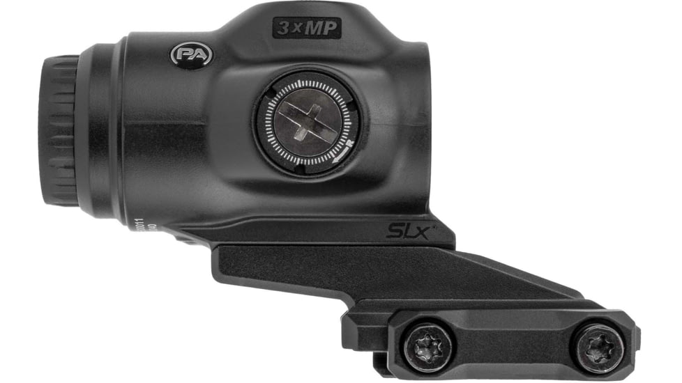 Primary Arms SLx 3x MicroPrism Red Dot Sight, 1/4 MOA, Prism Scope, Green Illuminated ACSS Raptor 5.56/.308 Yard, Black, 710037