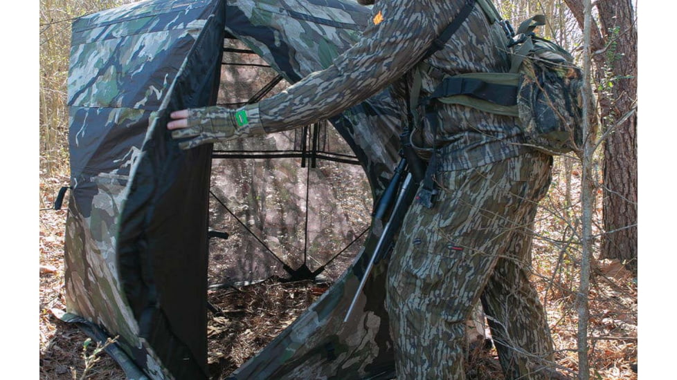 Primos Hunting Full Frontal One Way See Through Veil Ground Blind, 65112