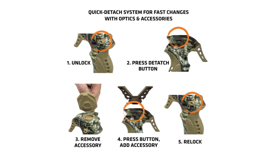 Primos Hunting Trigger Stick Gen 3 Tall Monopod,33-65in,Truth Camo,Clam, 65813