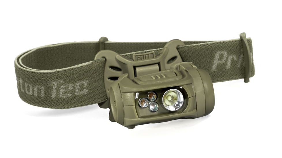 Princeton Tec Remix Pro Nod Kit Headlamps, Red/White Bulb, 300 Lumens, Olive Drab, RMX300PRO-NOD-RD-OD