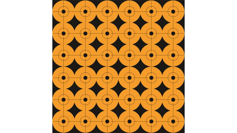 Pro-Shot 1RDOT-360 Peel &amp; Stick 1 Orange Target Dots 10 Per Pack