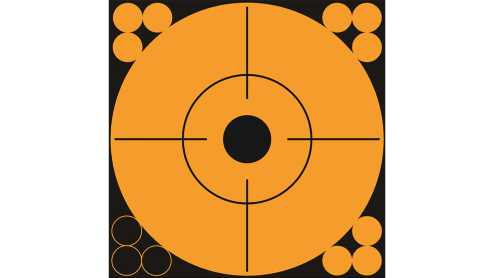Pro-Shot 6RDOT-10 Peel &amp; Stick Target Dots 6 Orange 10 Per Pack