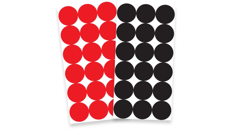 Pro-Shot Splatter Shot Target Repair Pasters Red And Black 432 Per Package