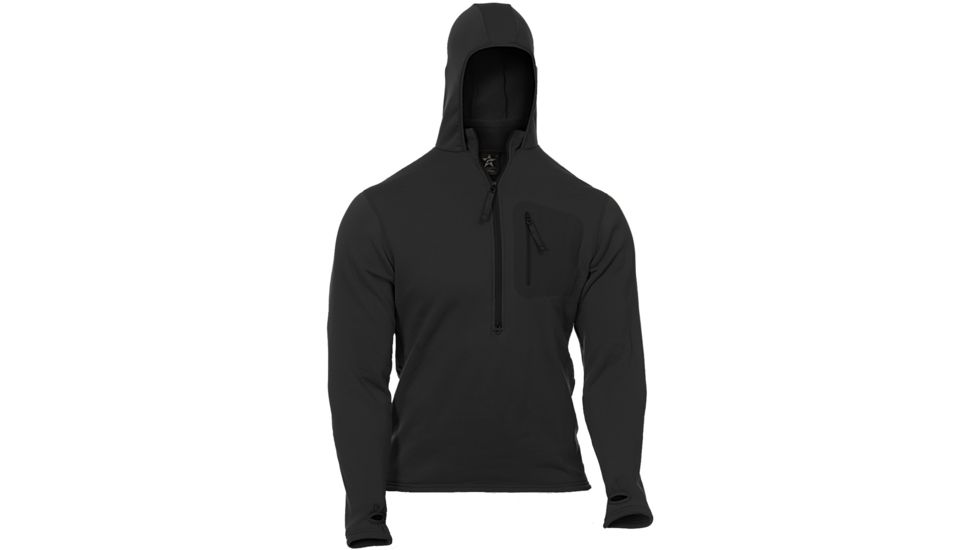 Propper Adventure Tech Spy Hoody, Polartec Powerstretch, Extra Large, Black