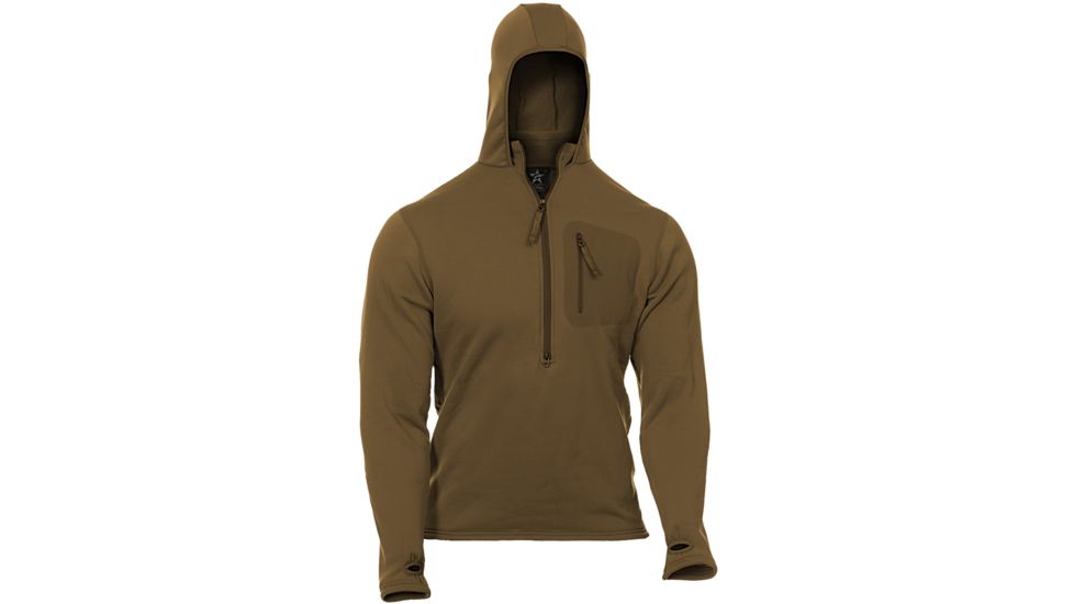 Propper Adventure Tech Spy Hoody, Polartec Powerstretch, Small, Coyote