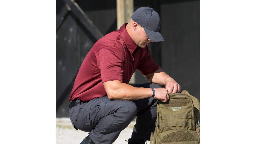 Propper I.C.E. Performance Short Sleeve Polo - Mens, Burgundy, 3XL, F5341726153XL