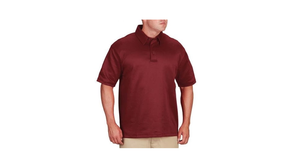 Propper I.C.E. Performance Short Sleeve Polo - Mens, Burgundy, 3XL, F5341726153XL