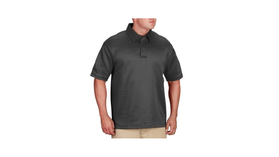 Propper I.C.E. Performance Short Sleeve Polo - Mens, Chacoal, XL, F534172015XL