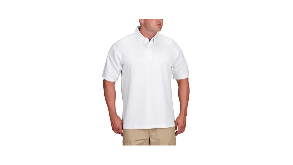 Propper I.C.E. Performance Short Sleeve Polo - Mens, White, XL, F534172100XL