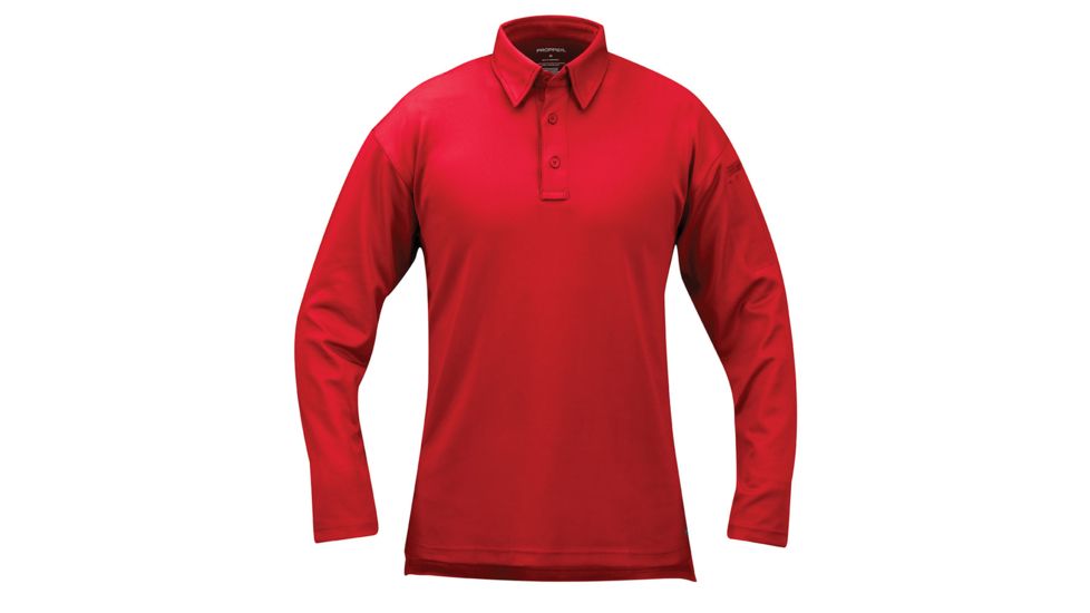 Propper I.C.E. Performance Polo Long Sleeve Shirt, Red, 3XL Regular F5315726003XL
