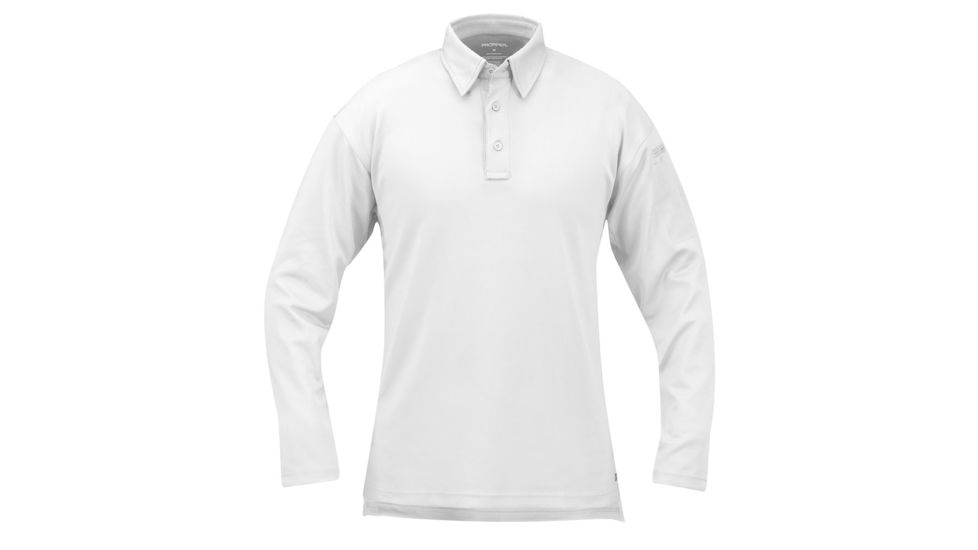 Propper I.C.E. Performance Polo Long Sleeve Shirt, White, 3XL Regular F5315721003XL