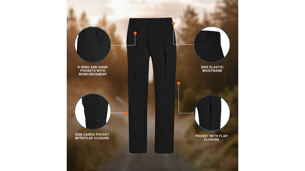 Propper Lightweight Tactical Pants - Womens, Black, 12L, F52955000112L