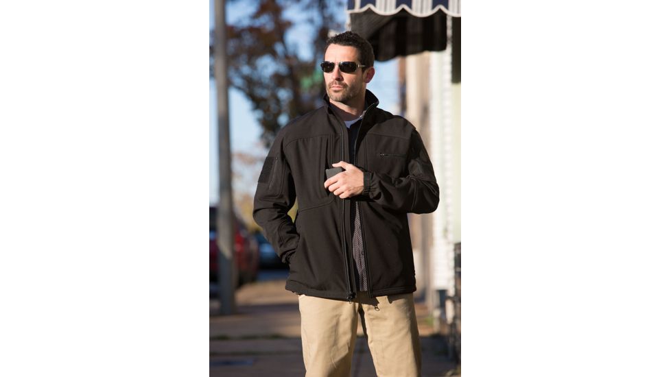 Propper Mens BA Softshell Jacket Black 4XL Reg F54280X0014XL2