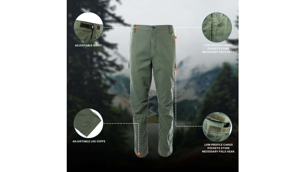 Propper Wildland Pants Sage Green - Mens, Sage Green, Extra Small, Regular, F52380J348XS2
