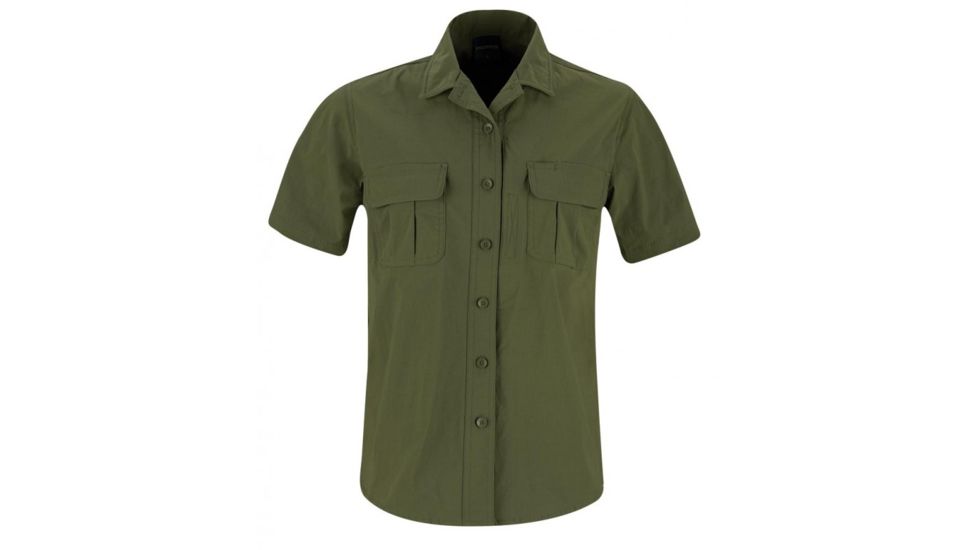 Propper Womens Summerweight Tactical Shirt-Short Sleeve, Olive Green, Small, F53763C330S