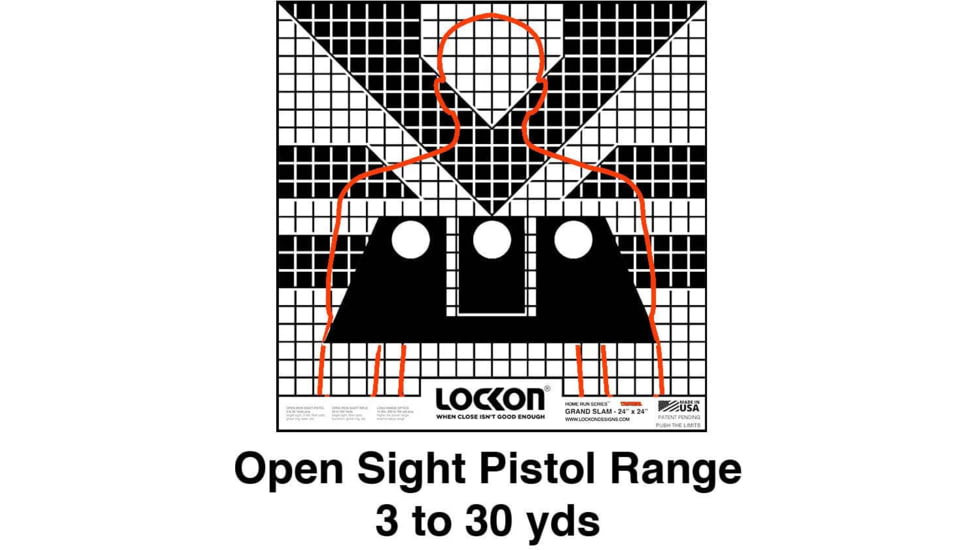 ProShot LockOn Grand Slam Tactical Targets, 8 Pack, 24in x 24in, GST-8