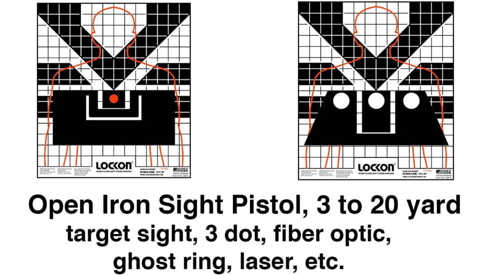 ProShot LockOn Strike Zone Tactical Targets, 8 Pack, 14in x 16in, SZT-8