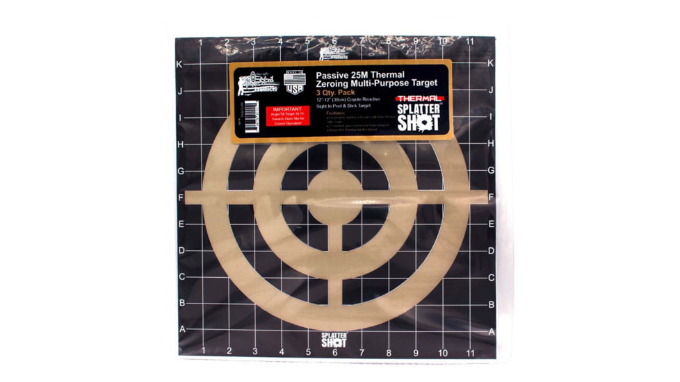 PROSHOT TH-SI-12-3PK PASSIVE THERMAL TGT 12X12 3P THSI123PK
