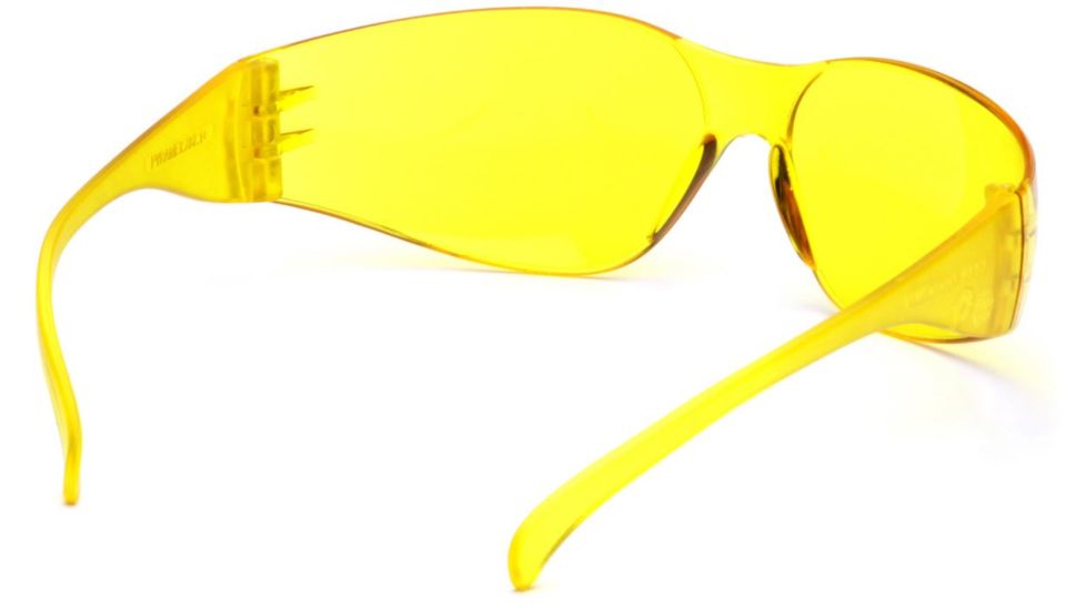 Pyramex 4100 Series Safety Eyewear - Amber-Hardcoated Lens, Amber Frame S4130S