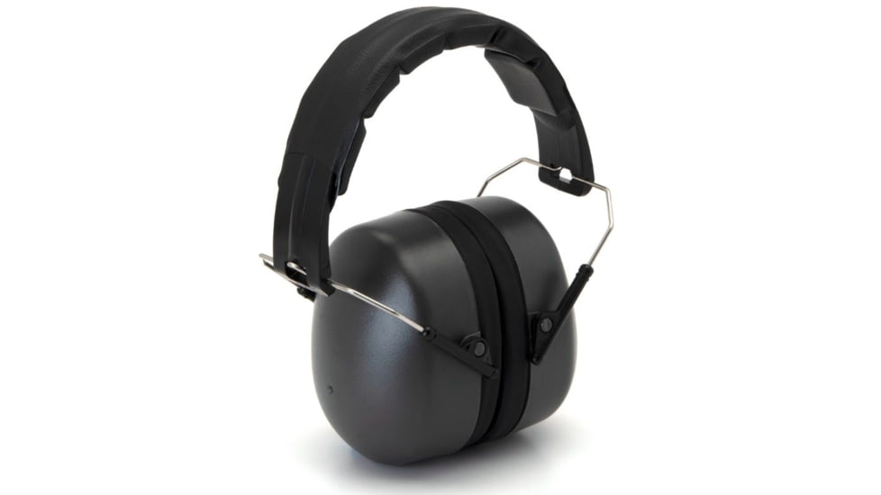 Pyramex Ear Muff Foam, 26dB, Over The Head, Gray, PM3011
