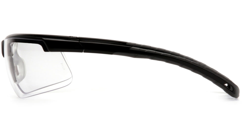 Pyramex Everlite Shooting Glasses Clear Lens, Black, PYSB8610DT
