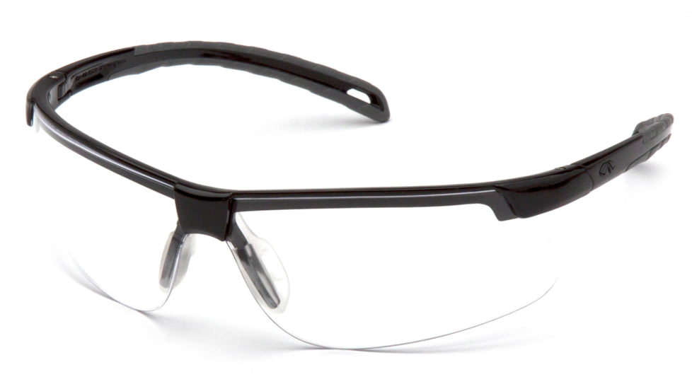 Pyramex PYSB8610DT Everlite Glasses Clear Lens Anti-Fog Black Frame
