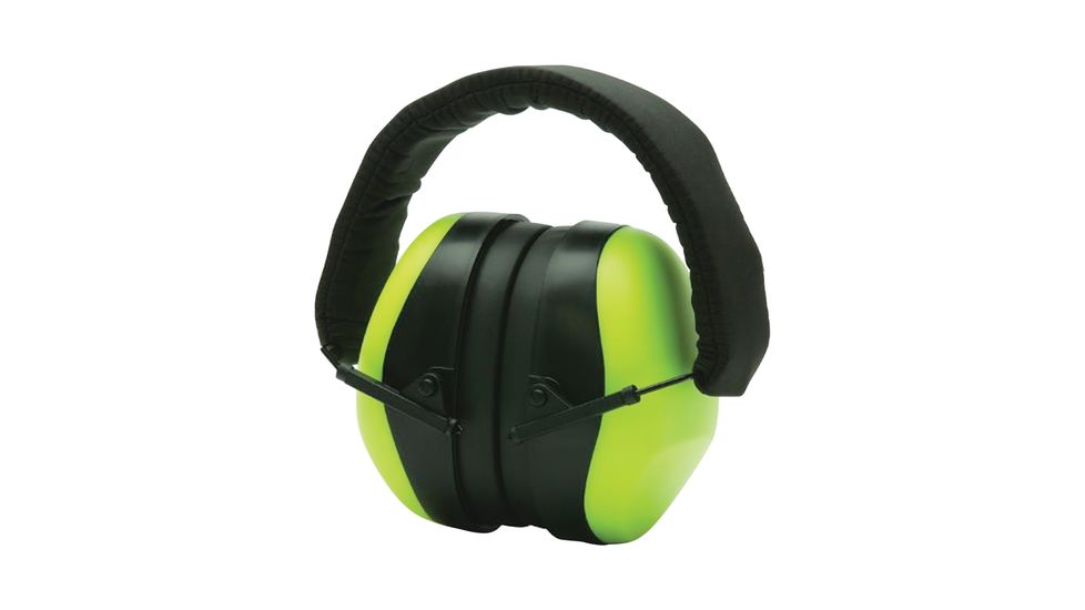 Pyramex VentureGear PM8031 Ear Muffs NRR 26db Hi-Viz Lime Green Clampacked