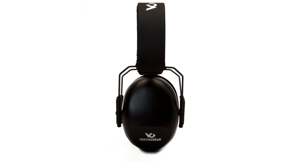 Pyramex VGPM8011C Venture Gear V80 Muff 26 DB Over The Head Black Ear Cups With