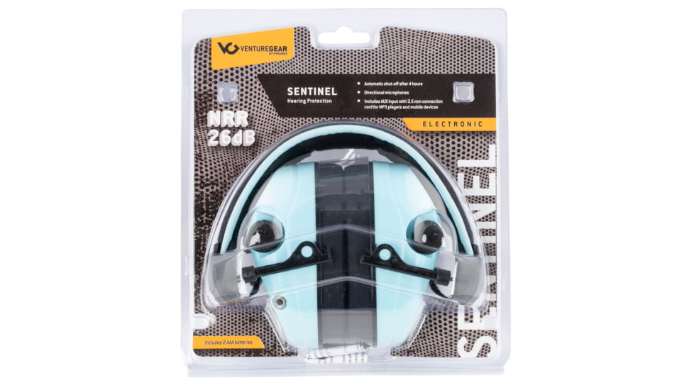 Pyramex VGPME26 Sentinel Electronic Earmuff NRR 26 DB Blue