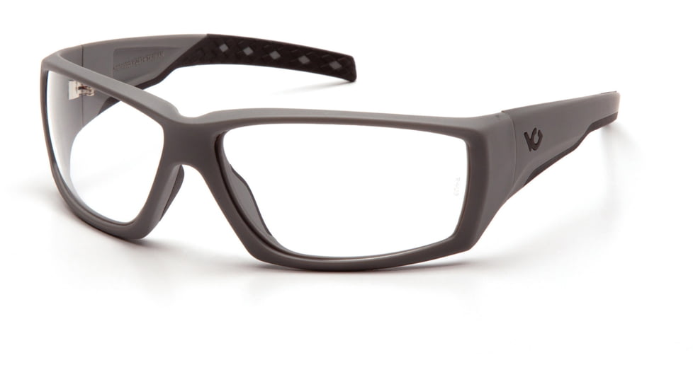 Pyramex VGSUG710T OverWatch Glasses Clear Lens Anti-Fog Urban Gray Frame