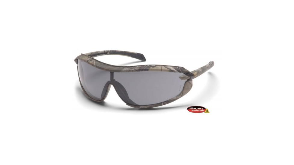 Pyramex XS3 Real Tree HardWoods Frame Clear Lens Safety Eyewear SC4610S