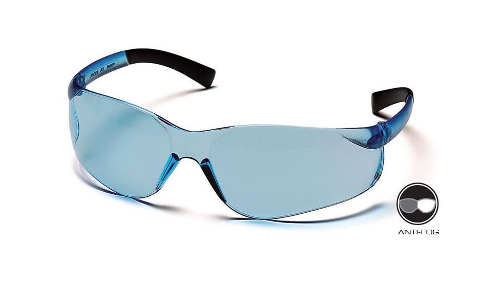 Pyramex Ztek Safety Glasses - Infinity Blue Anti-Fog Lens, Infinity Blue Frame S2560ST