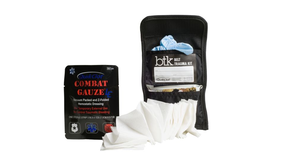 QuikClot Belt Trauma Kit w/ Combat Gauze Z-Fold LE 261