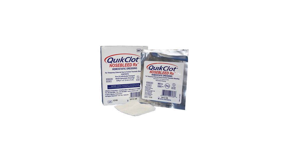 QuikClot NoseBleed RX 5 per box - Pack of 20 342-CS 342-CS