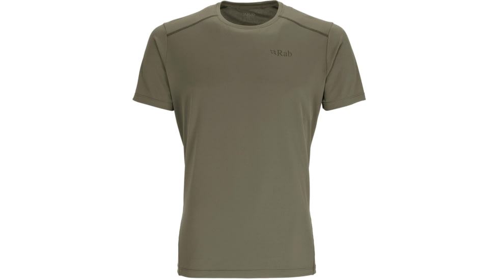 Rab Force Tee - Mens, Light Khaki, Extra Large, QBL-05-LKH-XLG