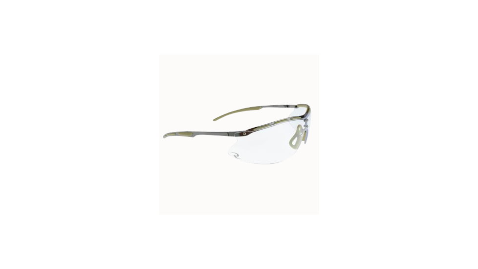 Radians CSB1011CS Bravo Glasses Polycarbonate Clear Lens Black Frame