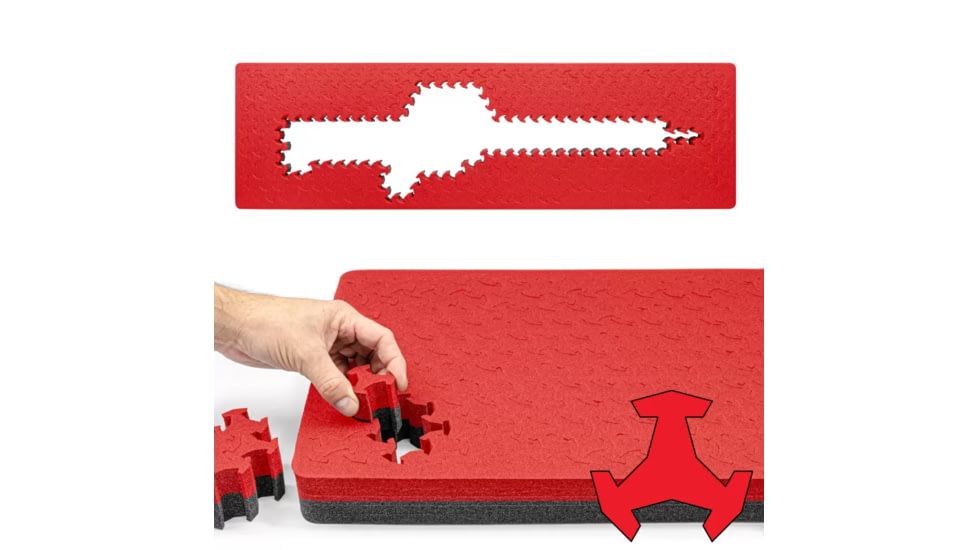 RAGAR RAGAR 46 in x 13.5 in Foam Insert For Hard Rifle Cases