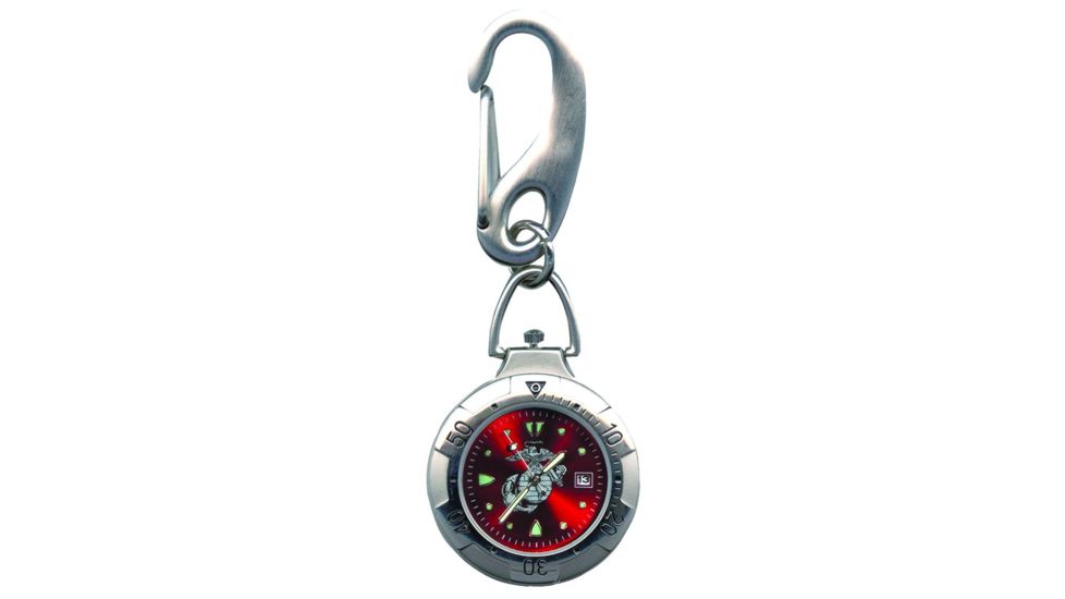 RAM Instrument Belt Watch US Marine Logo Red Face RAMWVB36