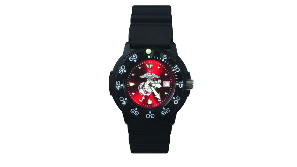 RAM Instrument Dive Watch US Marine Red Face RAMW411D36