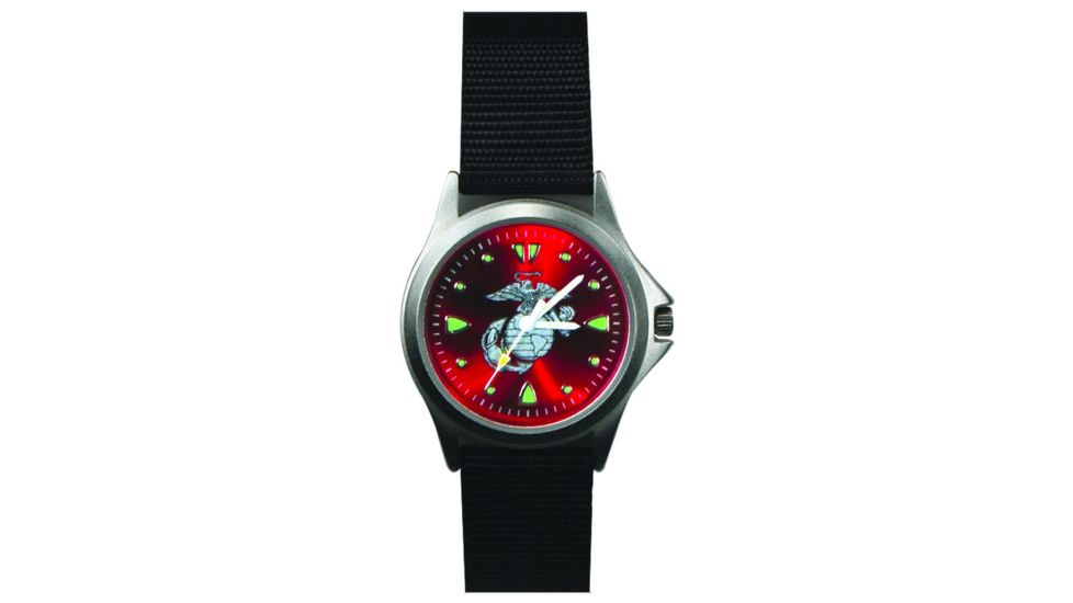 RAM Instrument Field Watch US Marine Logo Red Face RAMW100F36