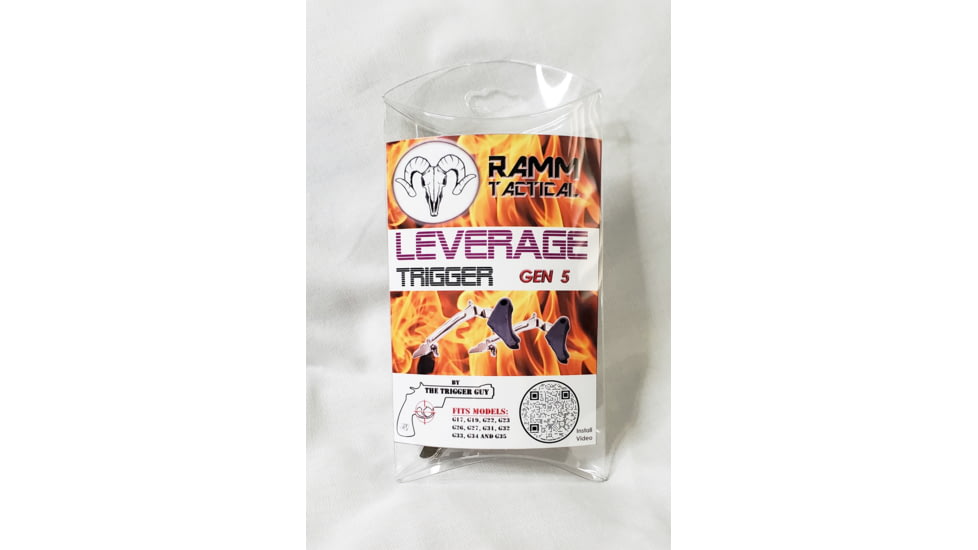 Ramm Tactical Leverage Trigger Kit for Slim-Line G42 Curved, Black w/red safety, RT-GK-SL-42-CV-RD