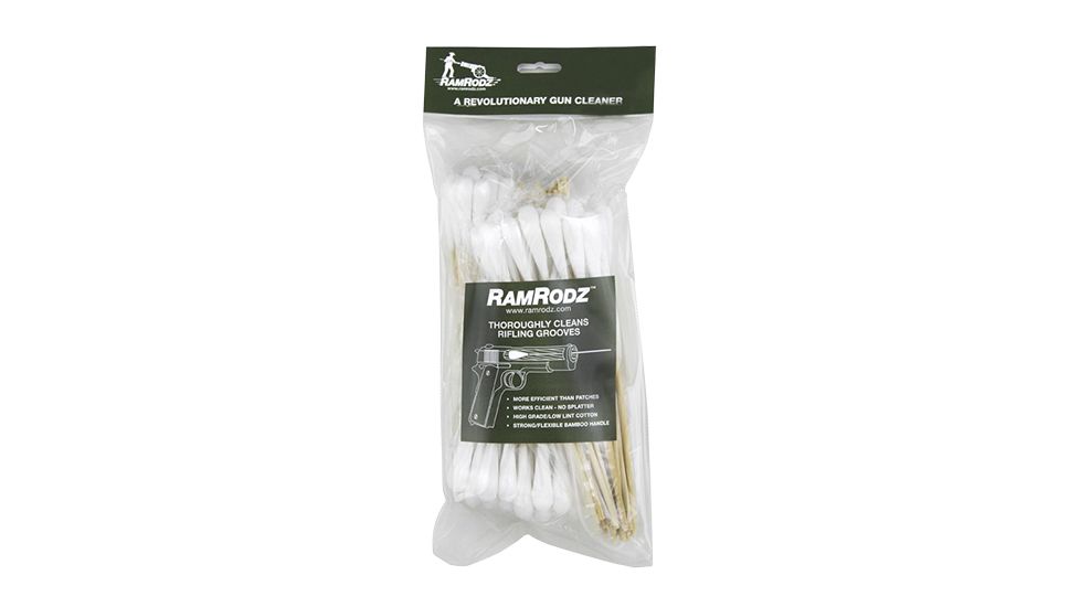 RamRodz 50075 Barrel Cleaner 50 Caliber Cotton Swab 8 75 Pack