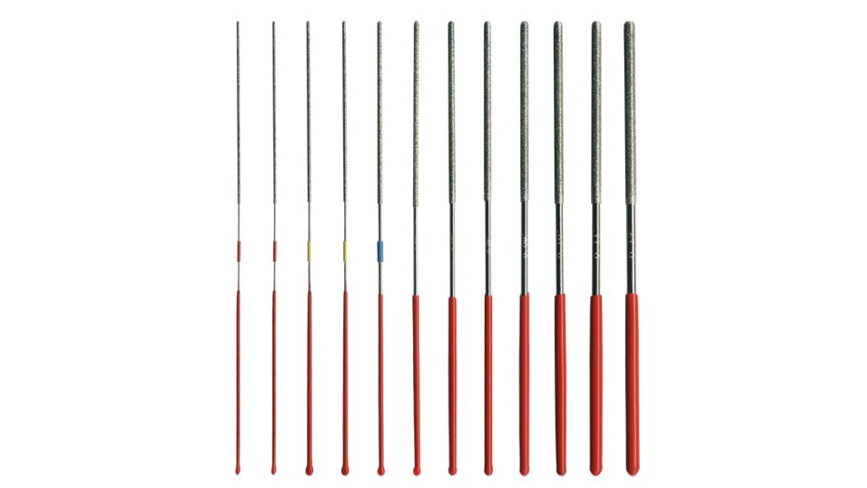 RamRodz 60021 Micro Round Files Cleaning File .03-.120 12 Piece